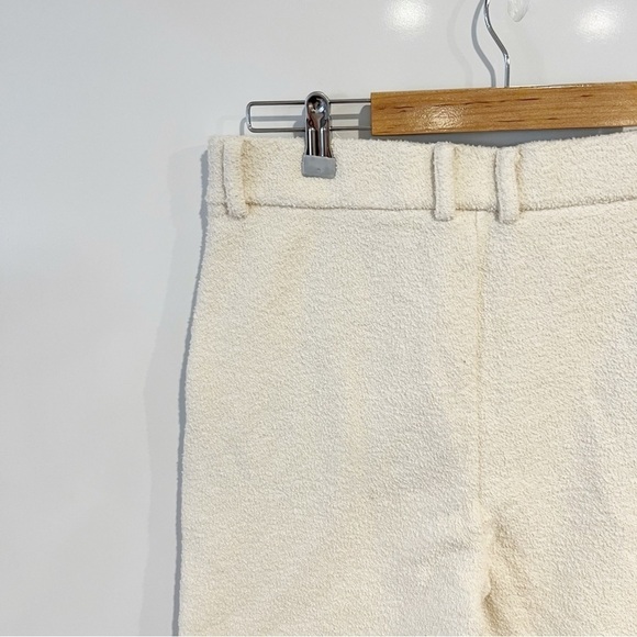 Zara Man Ivory Boucle Textured Fuzzy Shorts - Picture 2 of 9